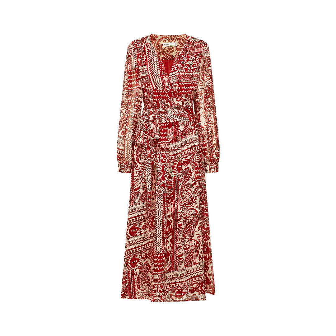 Levoire | Imprimé À Motifs Robe Midi