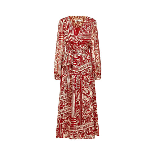 Levoire | Imprimé À Motifs Robe Midi
