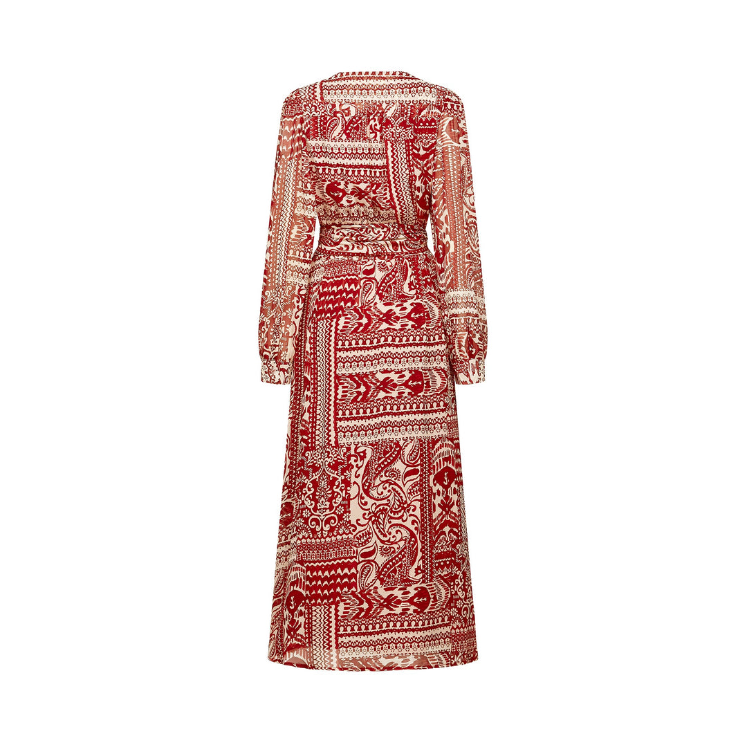 Levoire | Imprimé À Motifs Robe Midi