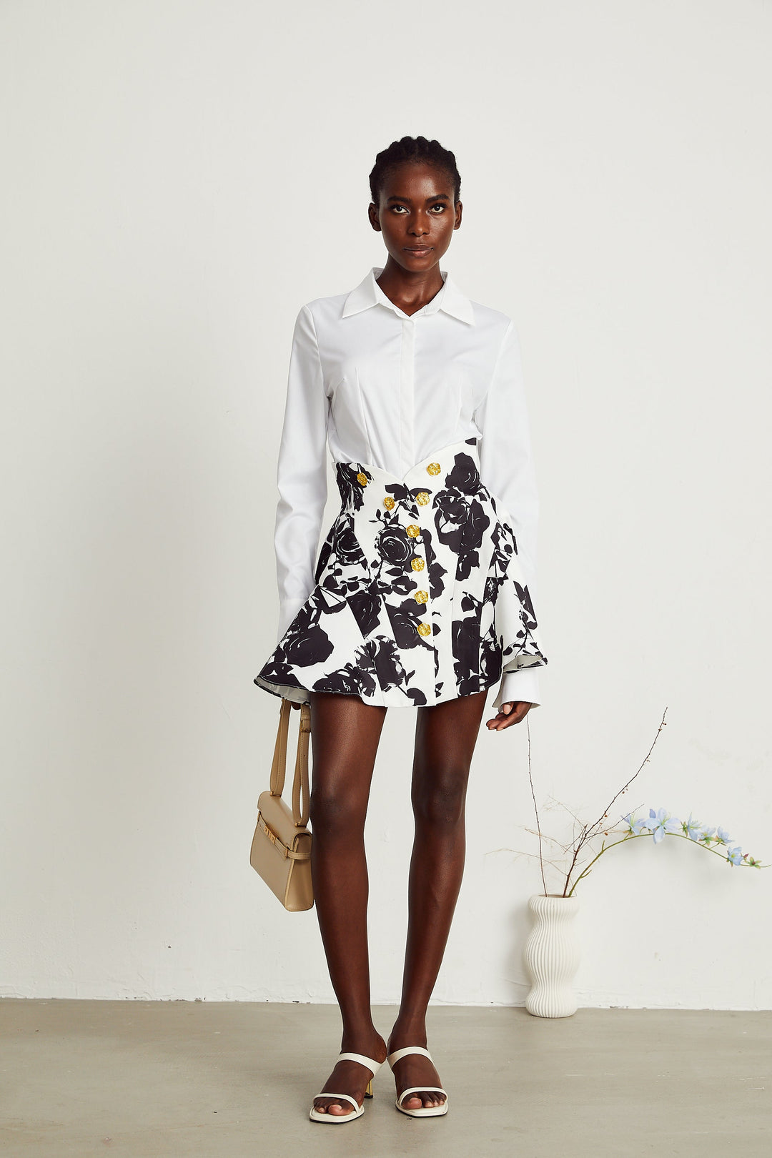 Levoire | Ensemble Chemise Et Jupe À Motif Floral