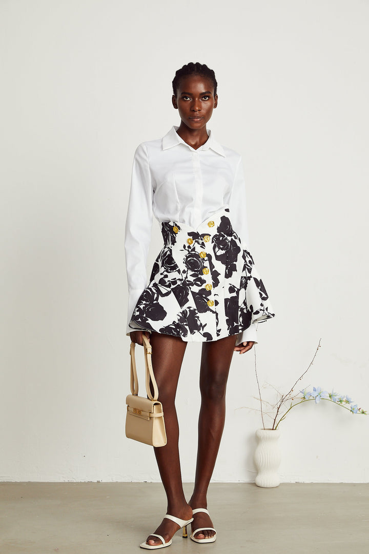 Levoire | Ensemble Chemise Et Jupe À Motif Floral