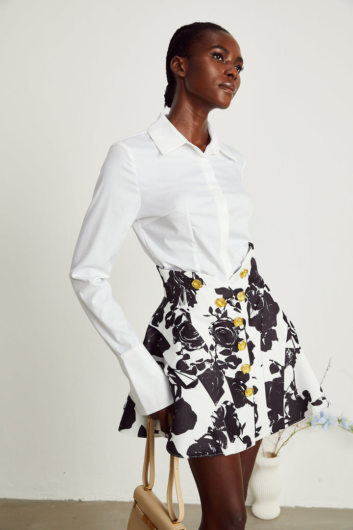 Levoire | Ensemble Chemise Et Jupe À Motif Floral