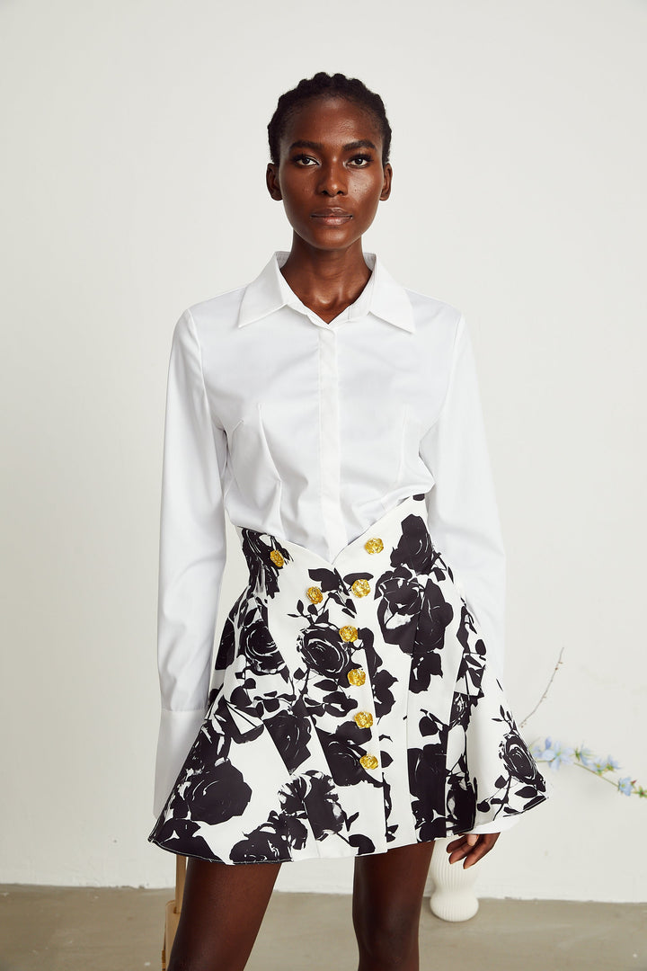 Levoire | Ensemble Chemise Et Jupe À Motif Floral