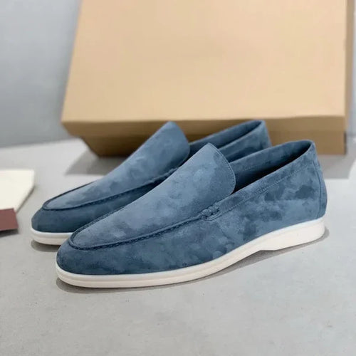 Levoire | Mocassins Bleus Élégants