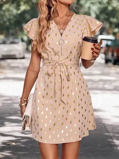 Levoire | Robe élégante à pois femme