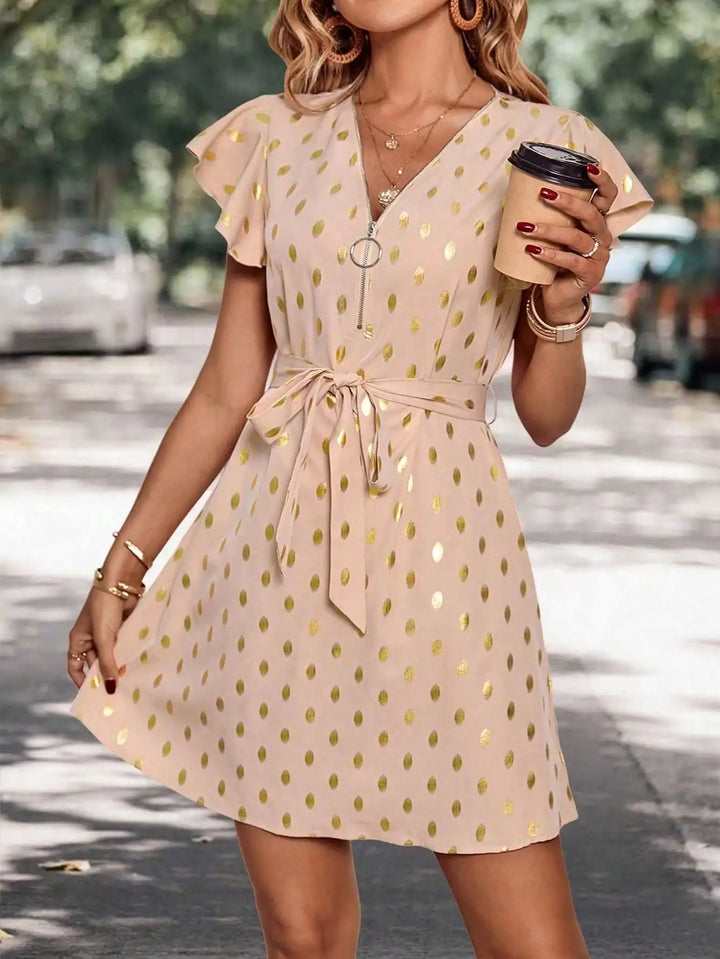 Levoire | Robe élégante à pois femme