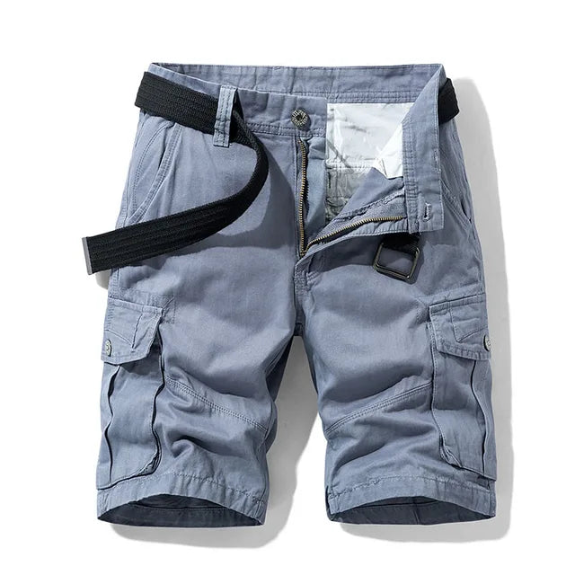 Levoire | Shorts cargo pratiques avec de nombreuses poches Gris