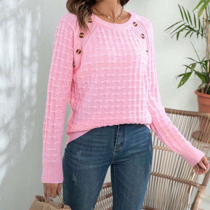 Levoire | Décontracté En Tricot De Couleur Unie