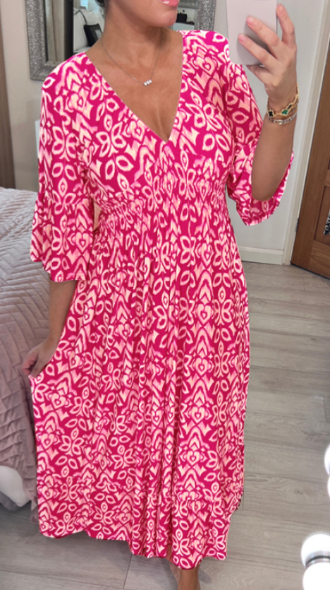 Levoire | Robe longue imprimée Rosa