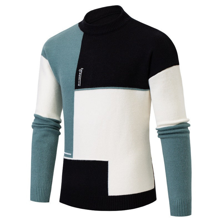 Levoire | Pull Pour Hommes Moderne Avec Design Graphique Noir