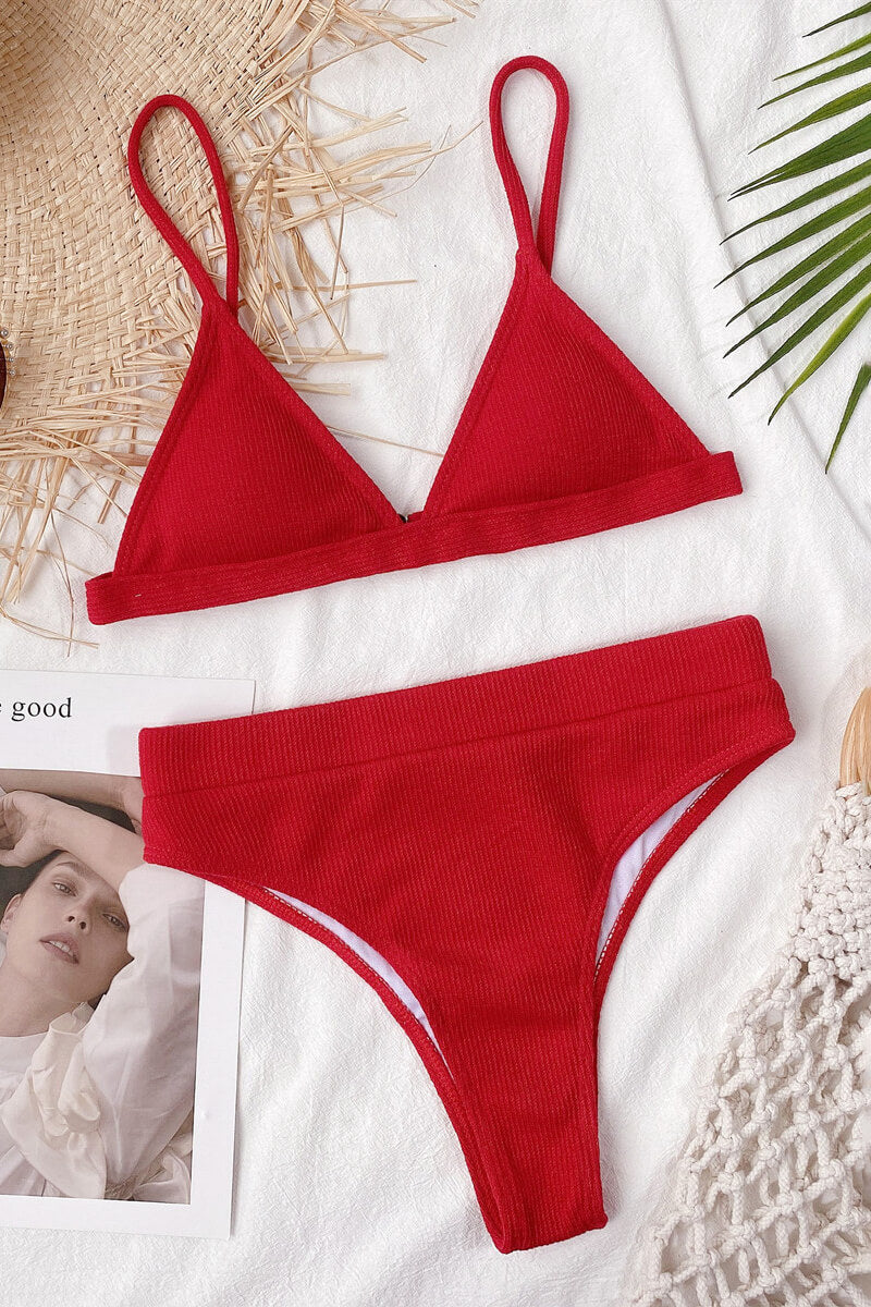 Levoire | Bikini Avec Haut Triangulaire Et Short Rot