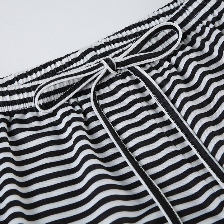 Levoire | Pantalon Rayé Tendance Pour Un Look Frais