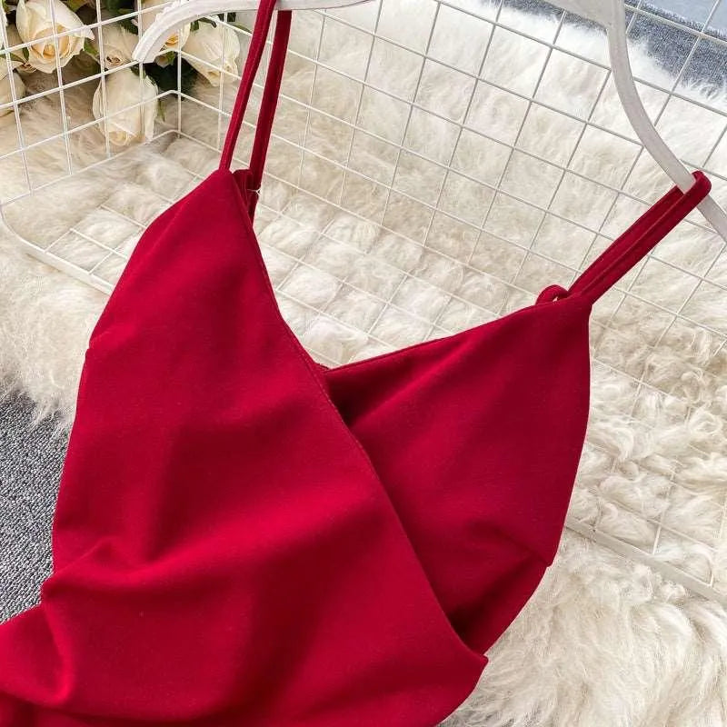 Levoire | Robe à décolleté en V et fente