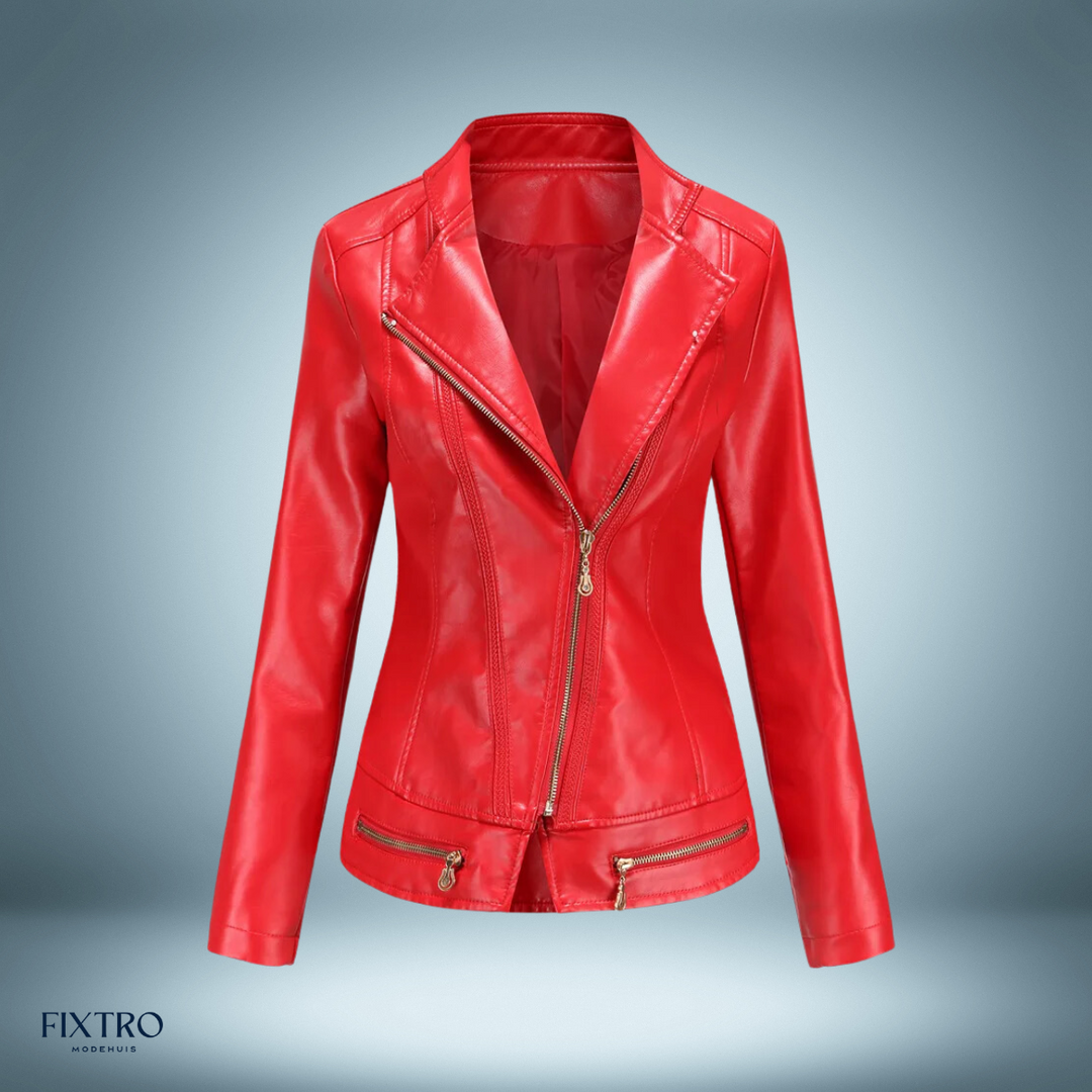 Levoire | Veste En Cuir Rot
