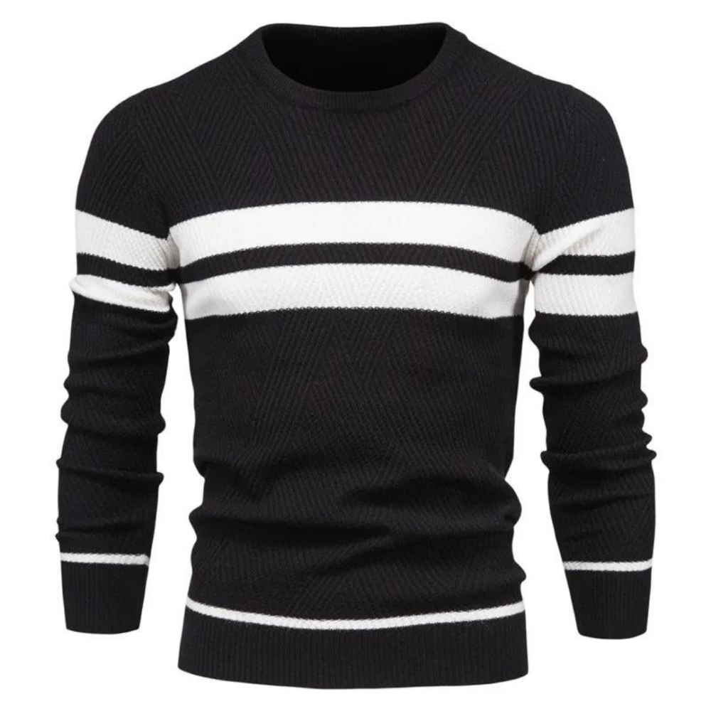 Levoire | Pull Homme Classique Avec Rayures