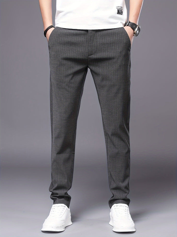Levoire | Pantalons Stretch Slim Fit À Jambe Droite