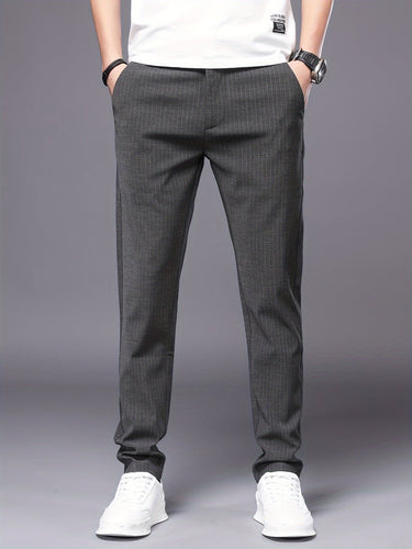 Levoire | Pantalons Stretch Slim Fit À Jambe Droite