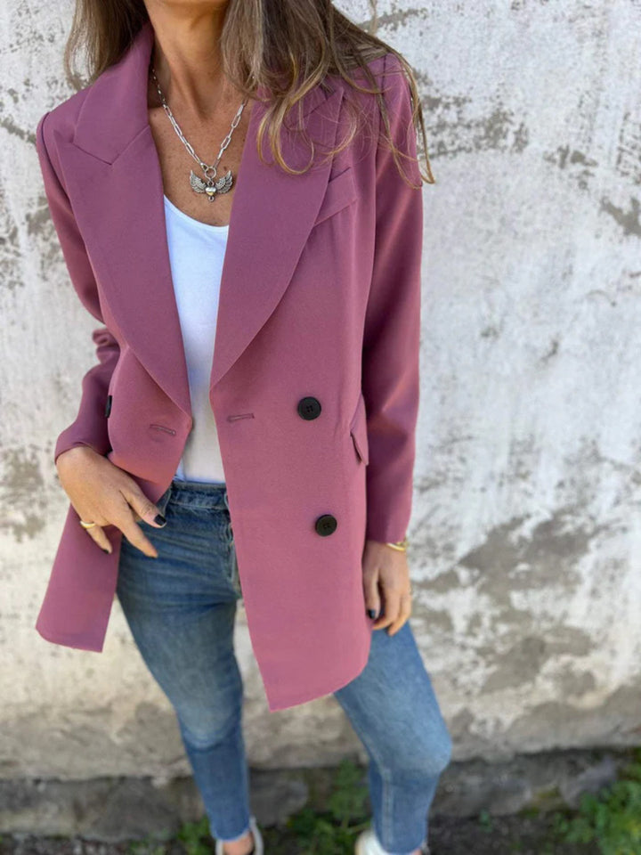 Levoire | Blazer À Col Classique À Manches Longues En Taille Entière