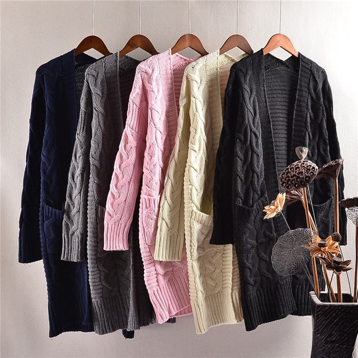 Cardigan pour femmes à manches longues avec poches intégrées Levoire