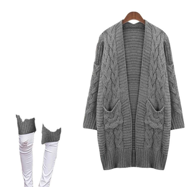 Cardigan pour femmes à manches longues avec poches intégrées Levoire