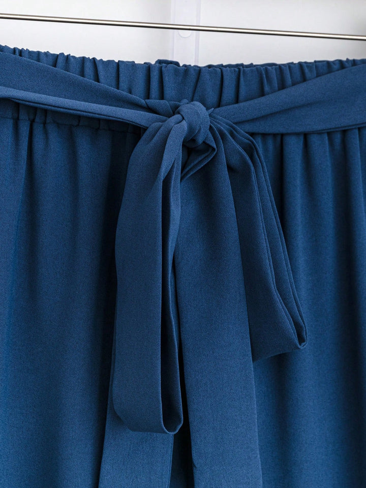 Levoire | Cap Ruffle Top Et Pantalon Set