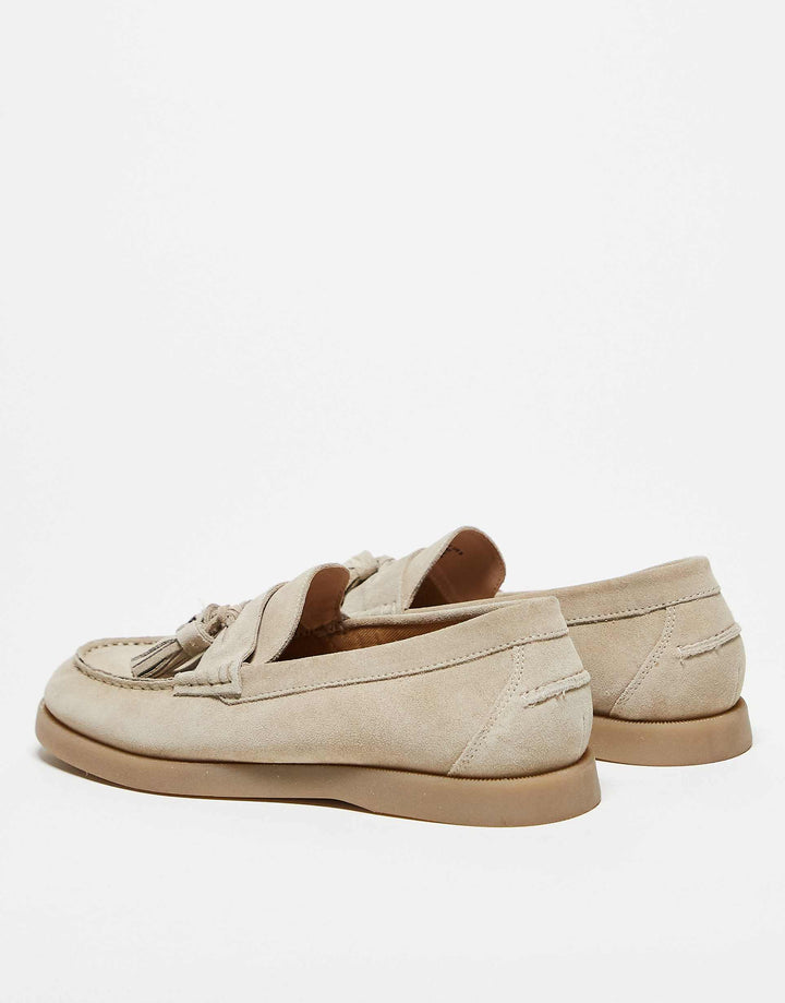 Levoire | Chaussettes en laine de haute qualité avec des loafers et un détail à pompon
