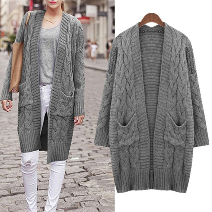 Cardigan pour femmes à manches longues avec poches intégrées Levoire