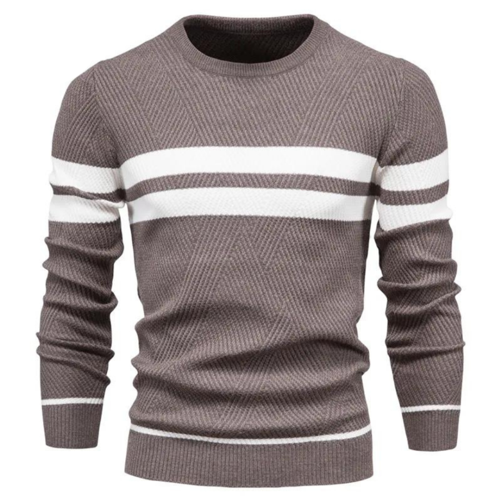 Levoire | Pull Homme Classique Avec Rayures