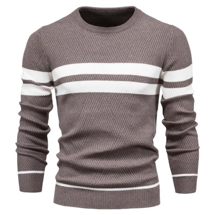 Levoire | Pull Homme Classique Avec Rayures
