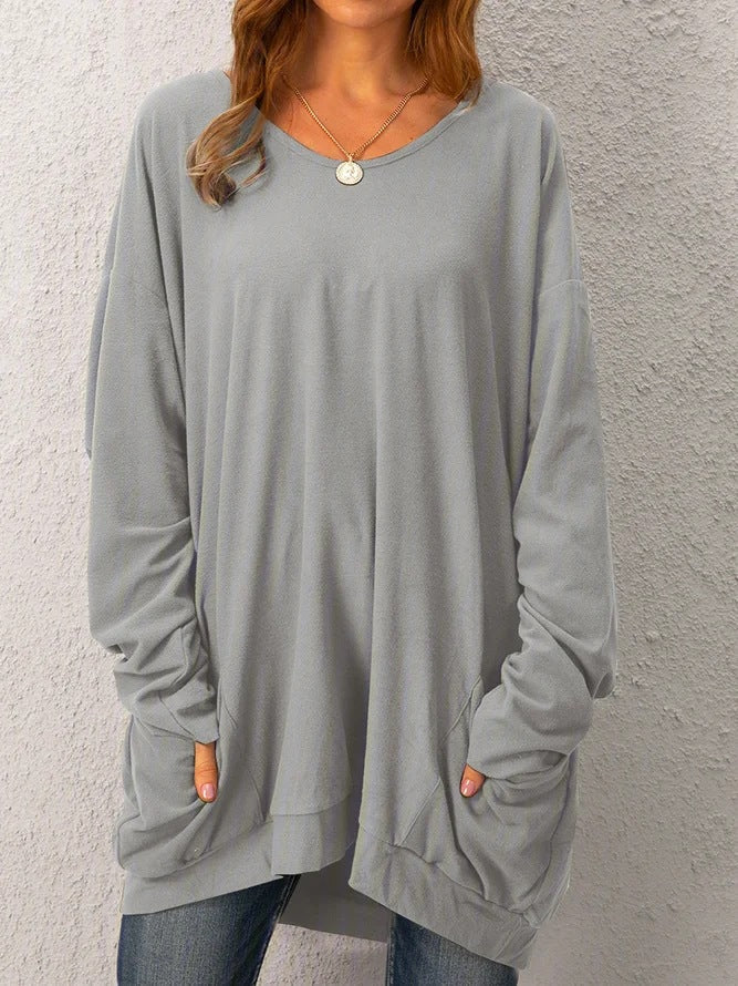 Levoire | Chemise Longue Décontractée Confortable Gris