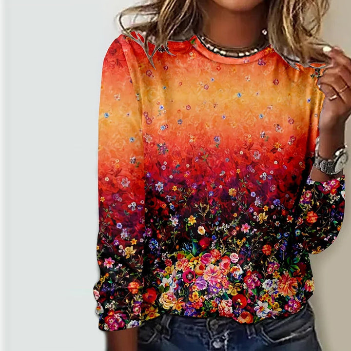 Levoire | Chemise Avec Impression Florale Vintage Multicolore