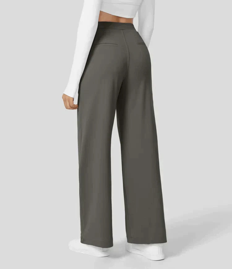 Levoire | Pantalon De Bureau En Tissu À Jambe Large
