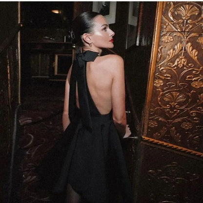 Levoire | Robe cocktail satin évasée