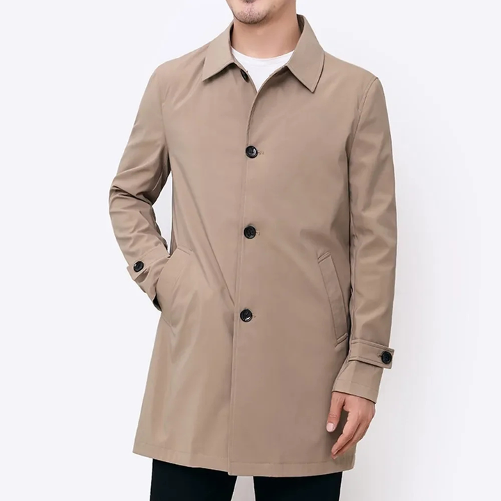 Levoire | Pardessus Classique Pour Hommes Khaki