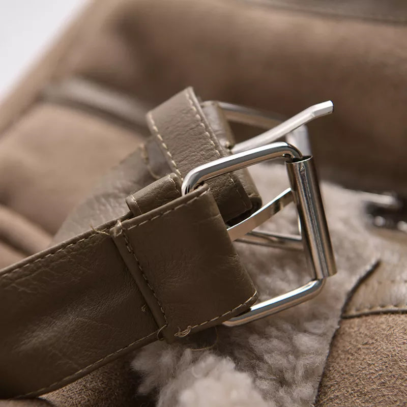 Levoire | d'hiver en daim Olivia - Chaud et élégant