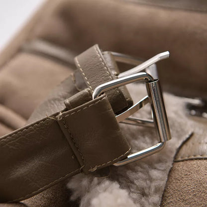 Levoire | d'hiver en daim Olivia - Chaud et élégant