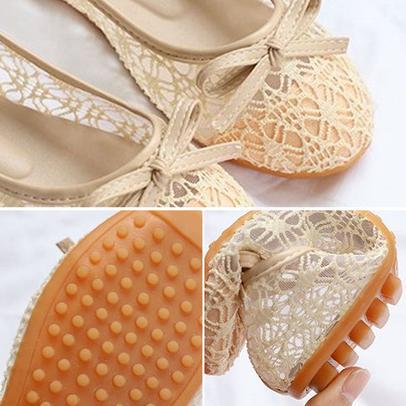 Levoire | Chaussures À Semelle Plate, Bout Rond Et Mesh