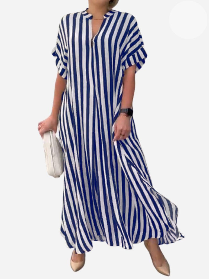 Levoire | Robe d'été grande taille pour femme Bleu