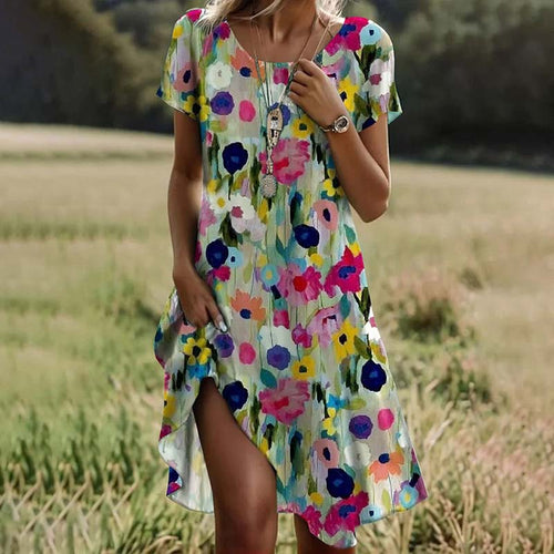 Levoire | Robe à fleurs colorée