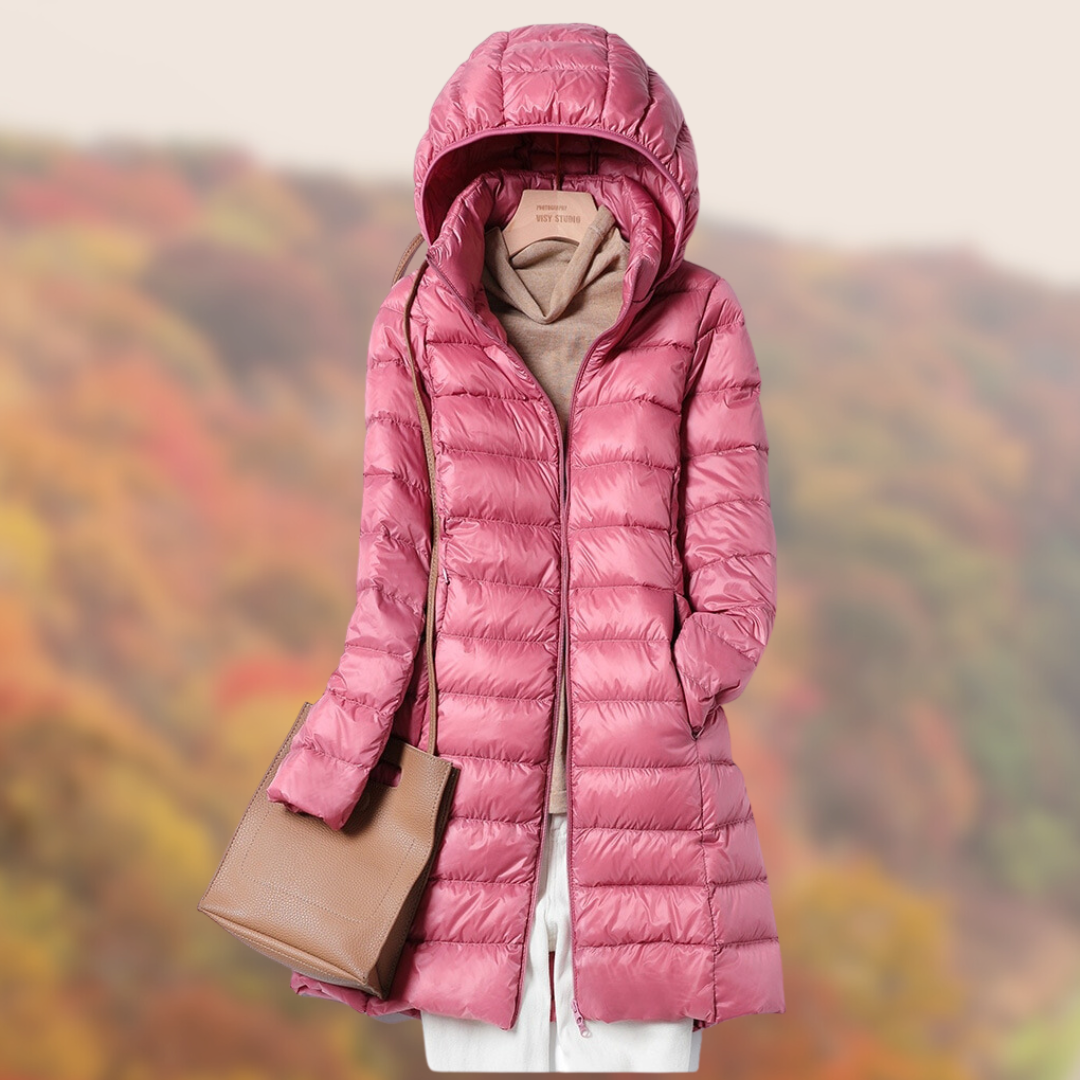 Levoire | Veste De Transition Ultralight Pour Femmes Avec Capuche Rosa