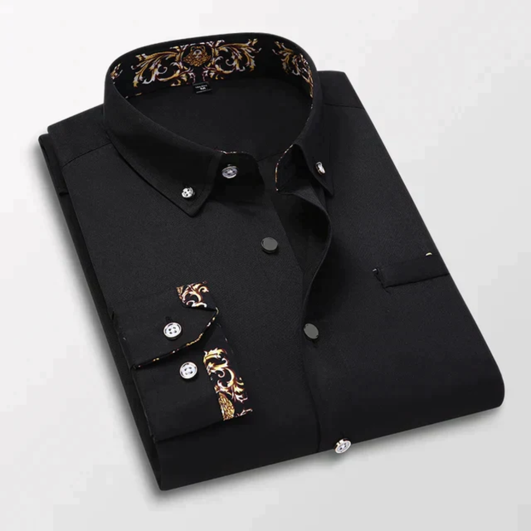 Levoire | Polo Formel Pour Hommes Noir