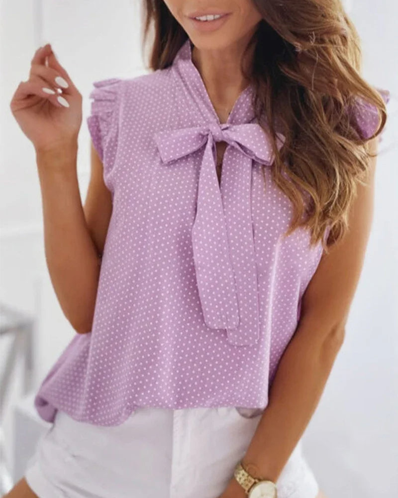 Levoire | Chemise avec élément de nouage Lila