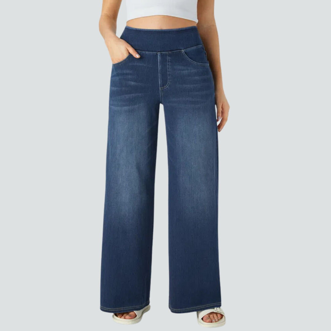 Levoire | Largeur Jeans Extensibles Frostblau Denim - Très bientôt épuisé