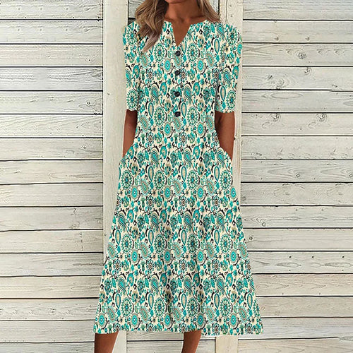 Levoire | Robe À Mi-Manche