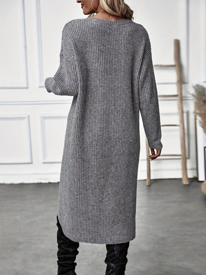 Levoire | Robe Tulipe Tricot À Manches Longues Et Couverture Du Ventre
