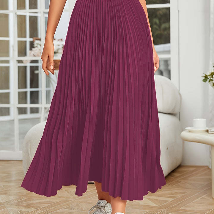Levoire | Plissé Uni Boucle Coupe Jupe