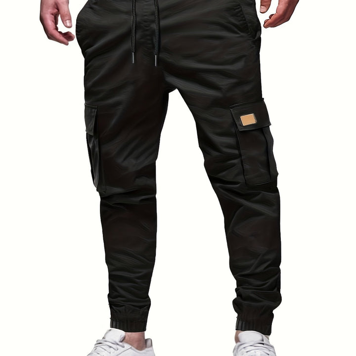 Levoire | Pantalons Cargo Confortables Pour Hommes Noir