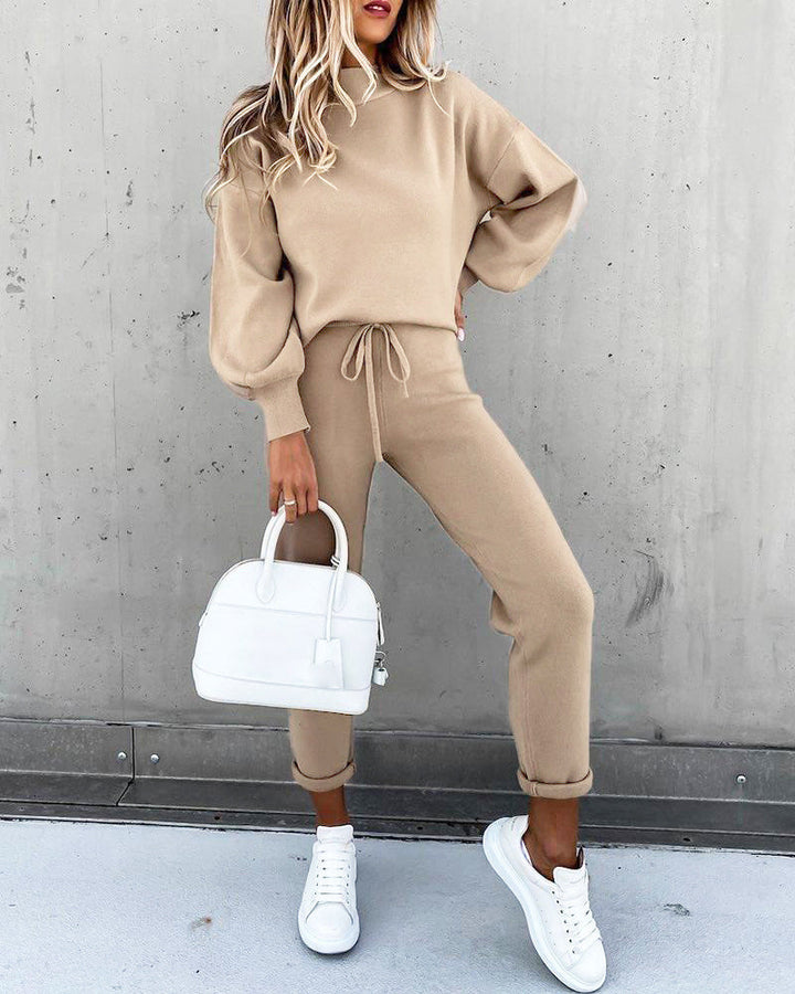 Levoire | Ensemble De Loungewear Premium Confortable Et Élégant Pour Femmes Khaki