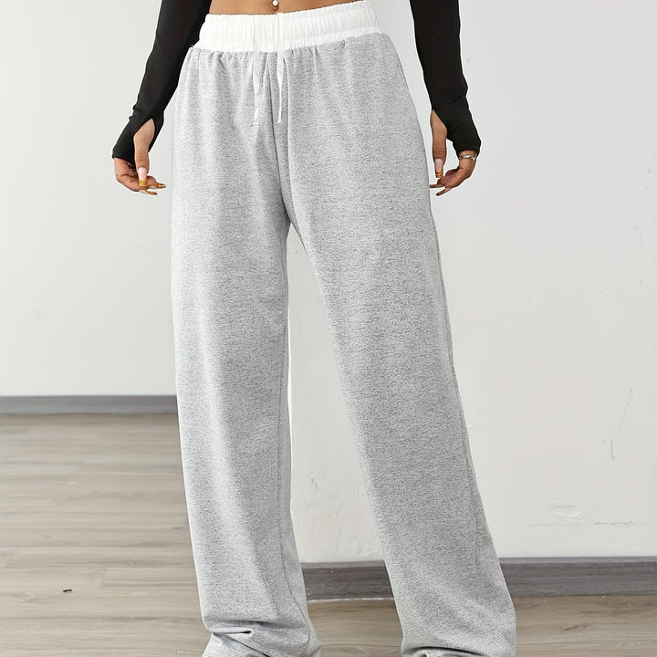 Levoire | Pantalons De Sport Stretch Hauts En Combinaison De Couleurs Avec Poches