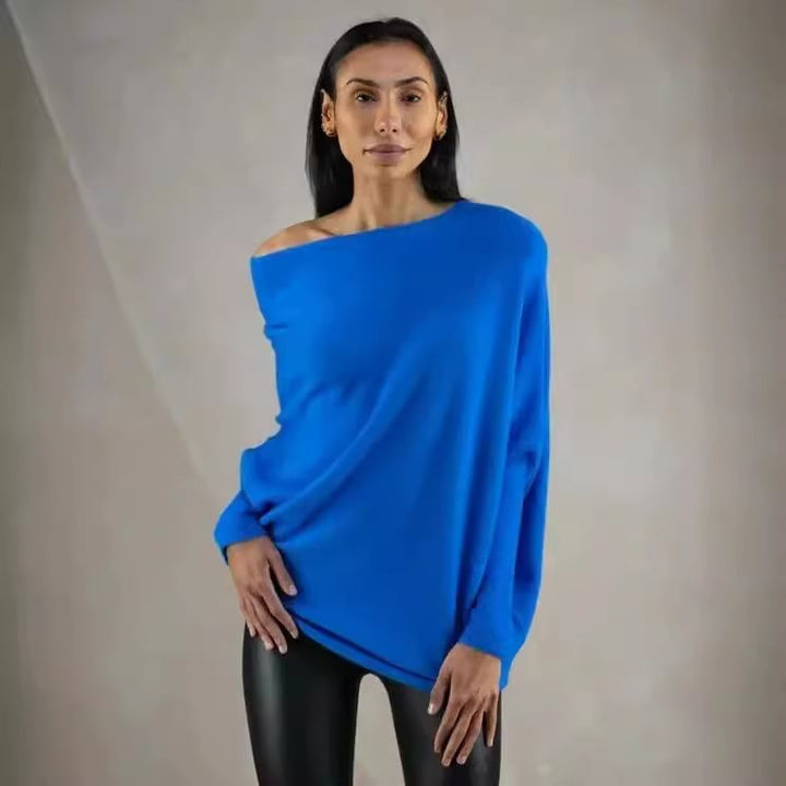 Levoire | Pull En Cachemire À Épaules Dénudées Pour Femmes Une taille